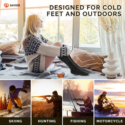 Savior Bluetooth Heated Socks With APP Control For Men Women